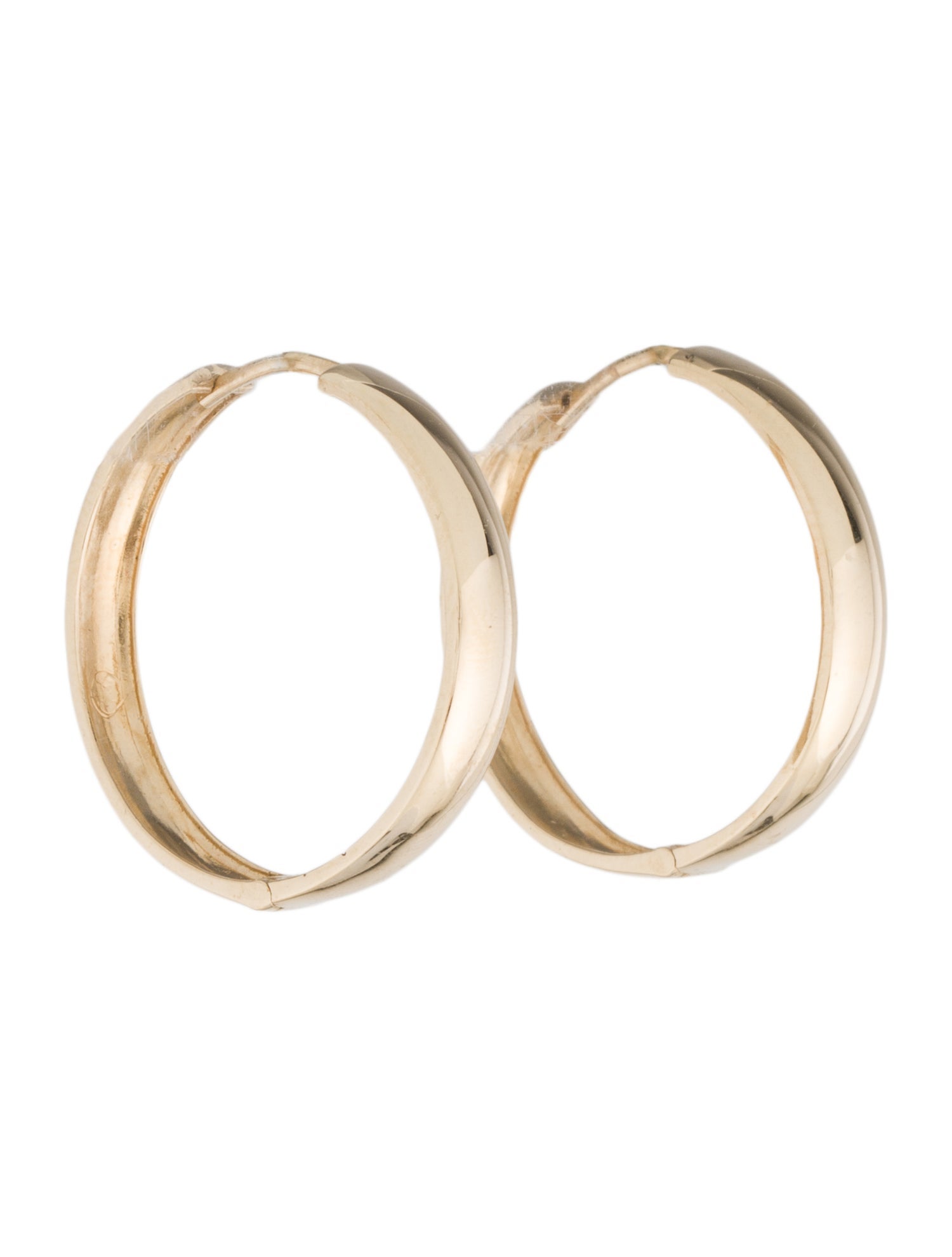 Ariel Gordon Jewelry 14K Skinny Tire Hoop Earrings