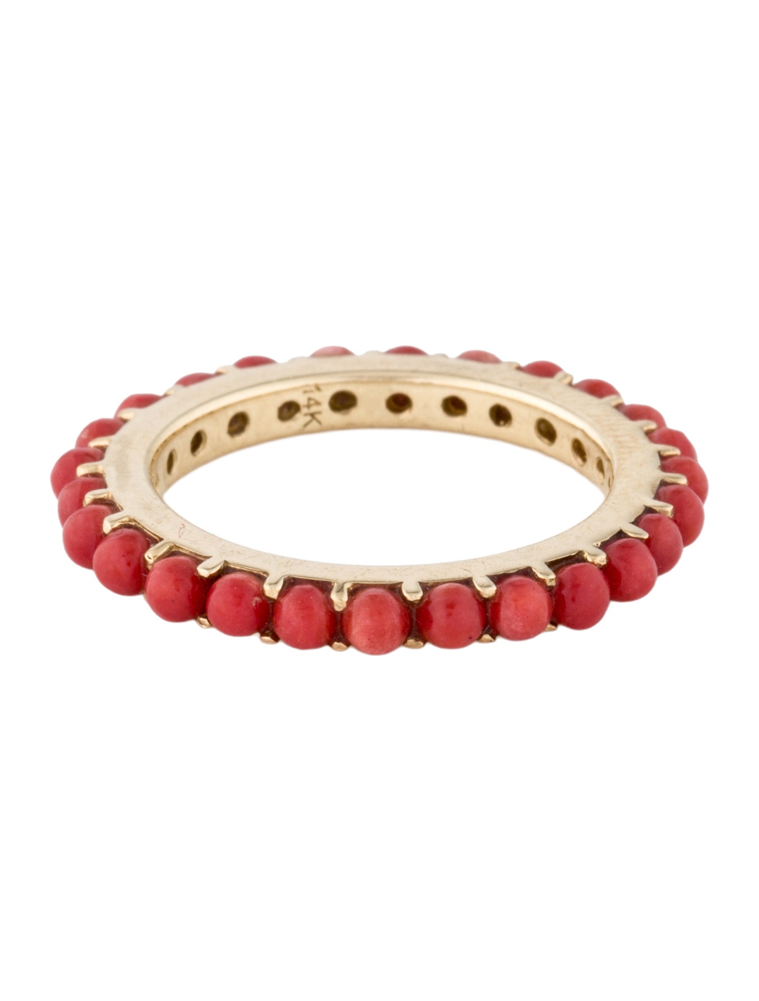 Ariel Gordon Jewelry 14K Coral Eternity Ring