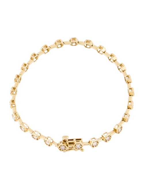 Ariel Gordon Jewelry 14K Diamond Hex Tennis Bracelet