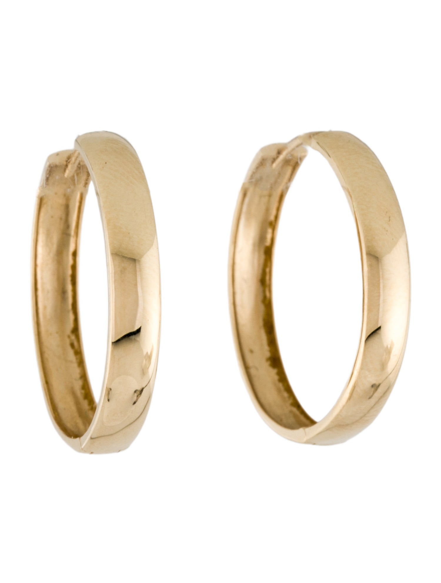 Ariel Gordon Jewelry 14K Skinny Tire Hoop Earrings