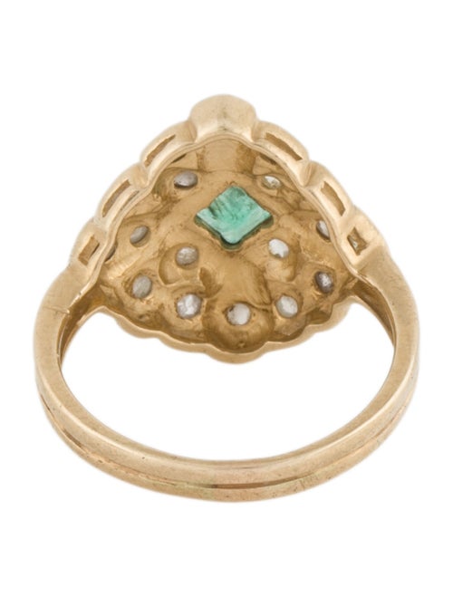 Arik Kastan 14K Emerald & Diamond Cocktail Ring