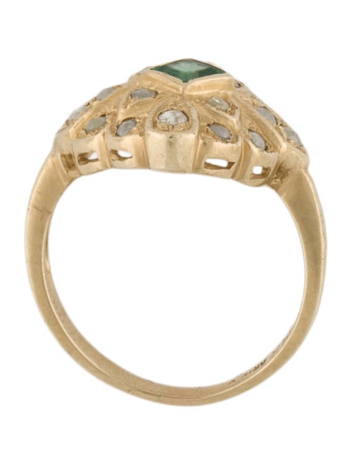 Arik Kastan 14K Emerald & Diamond Cocktail Ring