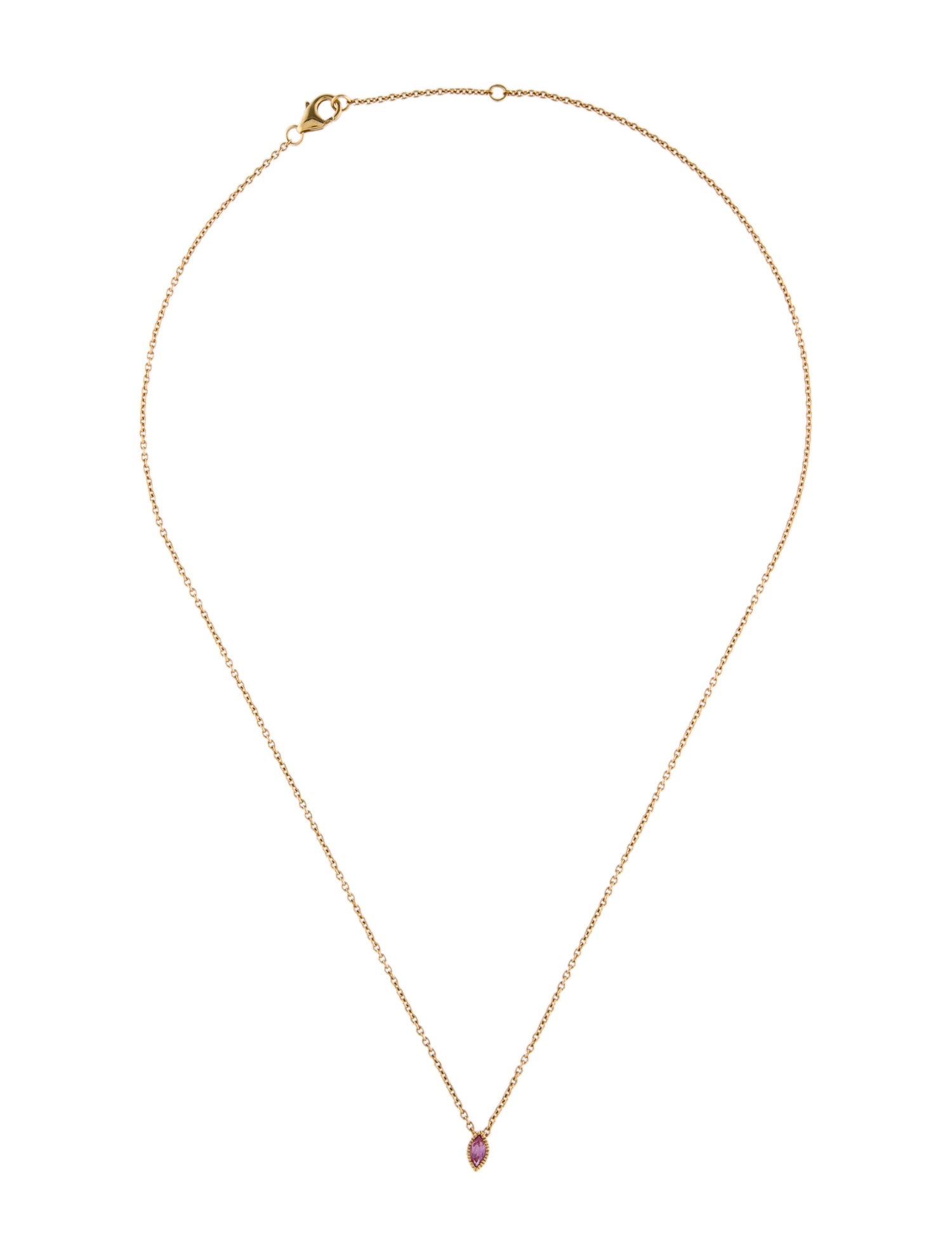 ARK 18K Sapphire Lakshmi Pendant Necklace