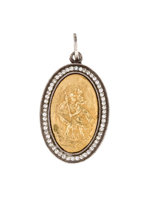 Arman Diamond Coin Pendant