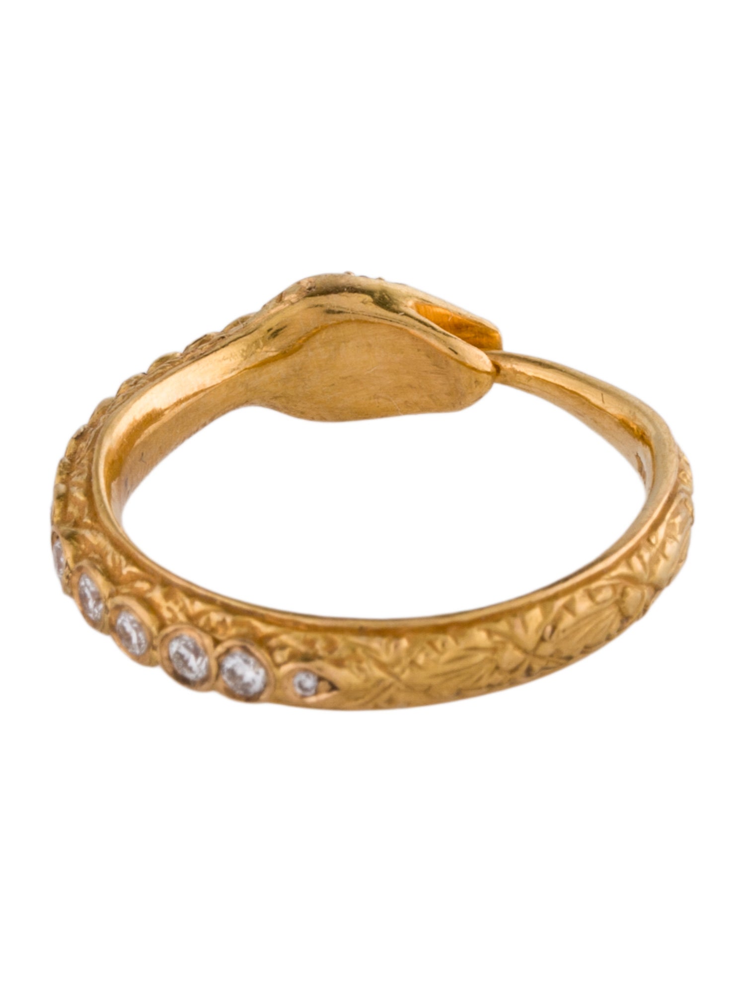 Arman Sarkisyan 22K Ruby & Diamond Ouroboros Band