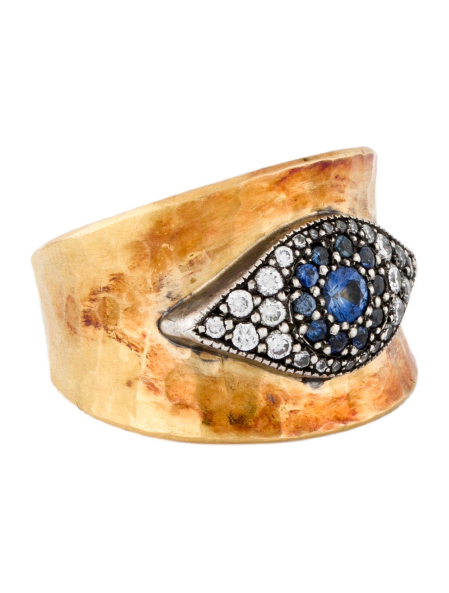 Arman Sarkisyan Sapphire & Diamond Evil Eye Band