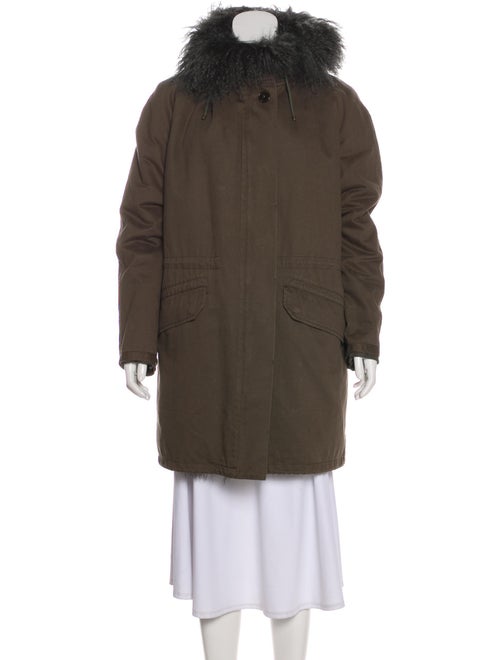 Army by Yves Salomon Shearling-Lined Parka Coat gr