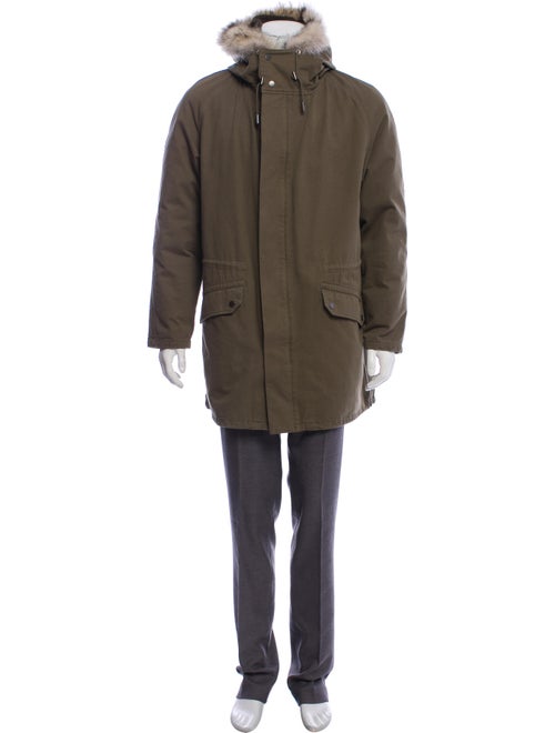 Army by Yves Salomon Hooded Down Parka olive