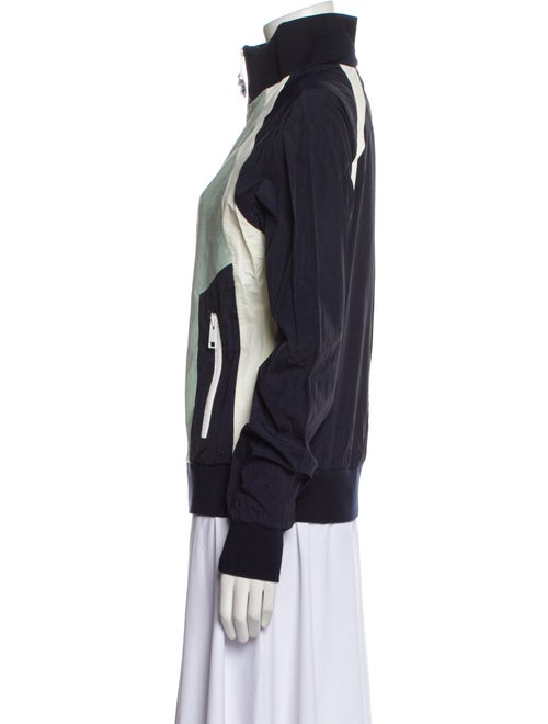 Army by Yves Salomon Colorblock Pattern Bomber Jacket