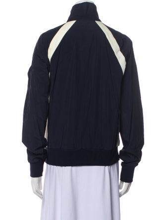 Army by Yves Salomon Colorblock Pattern Bomber Jacket