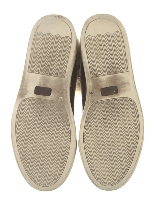 Army by Yves Salomon Canvas Faux Fur Trim Sneakers