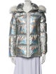 Army by Yves Salomon Fox Printed Down Jacket