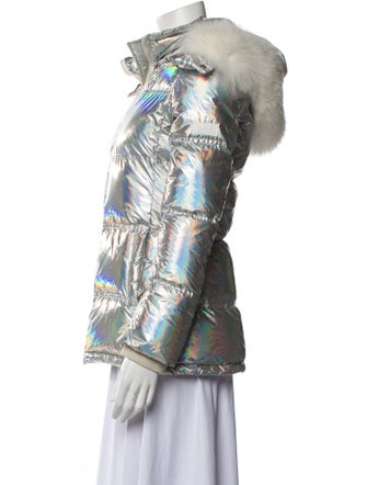 Army by Yves Salomon Fox Printed Down Jacket