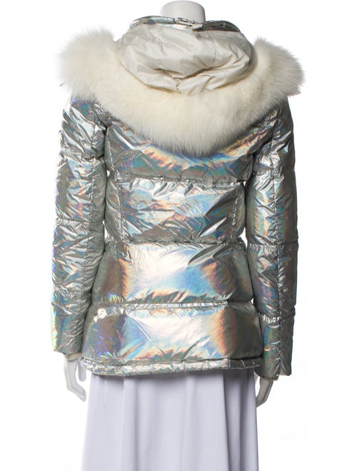 Army by Yves Salomon Fox Printed Down Jacket