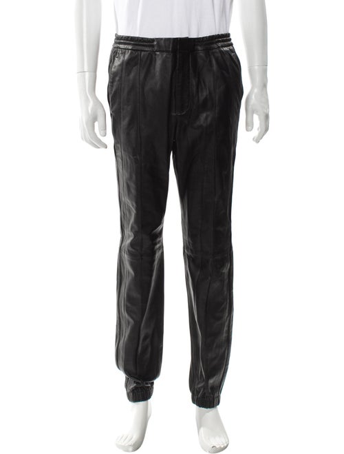 Army by Yves Salomon Lamb Leather Joggers