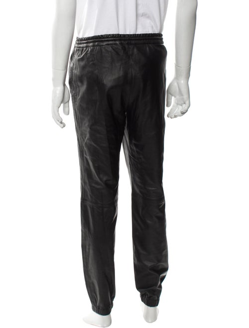 Army by Yves Salomon Lamb Leather Joggers