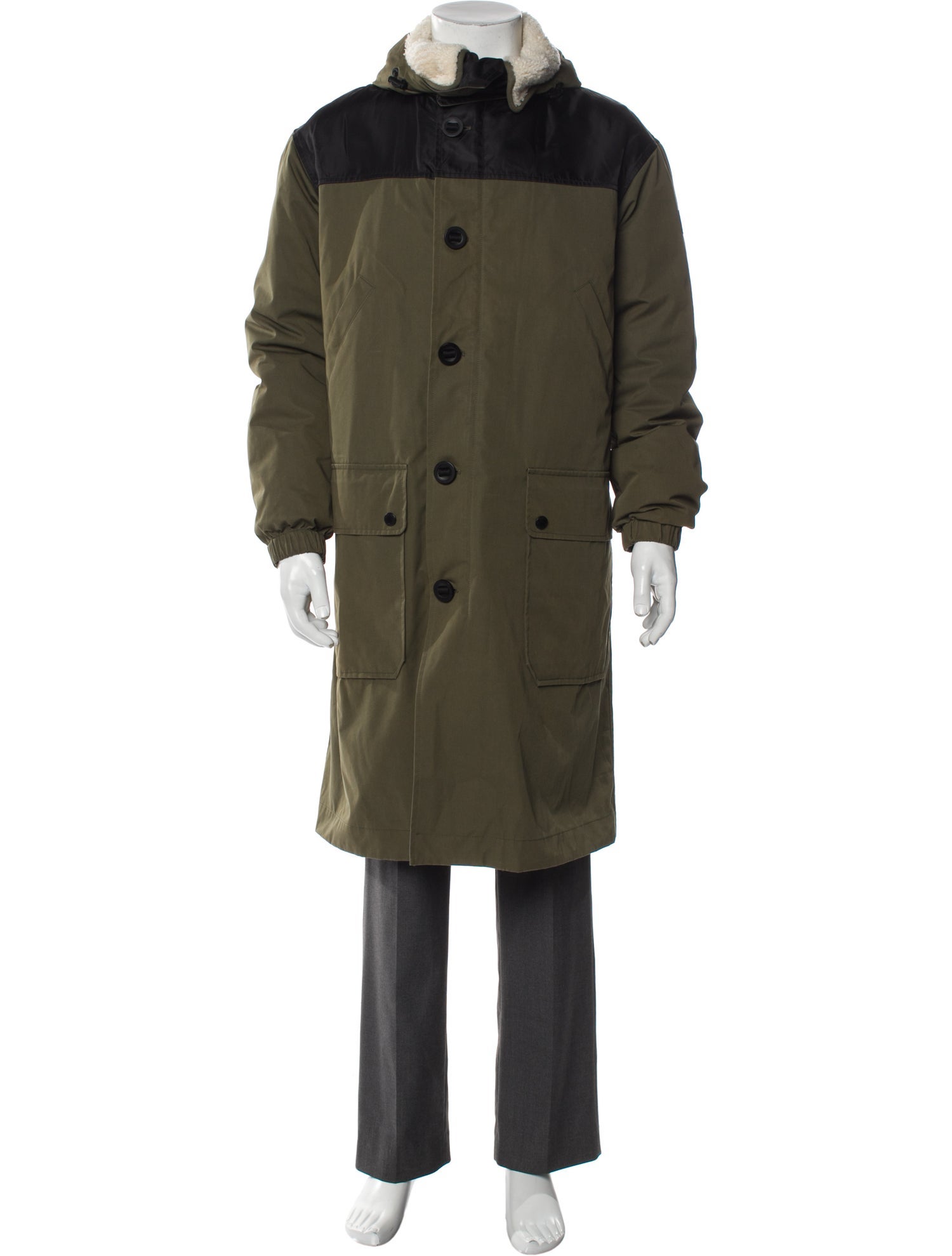 Army by Yves Salomon Lamb Leather Parka