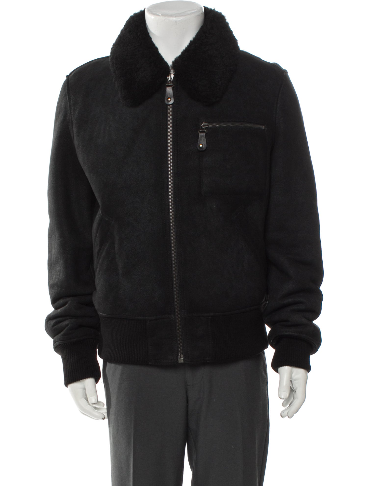 Army by Yves Salomon Lamb Leather Moto Jacket w/ Tags