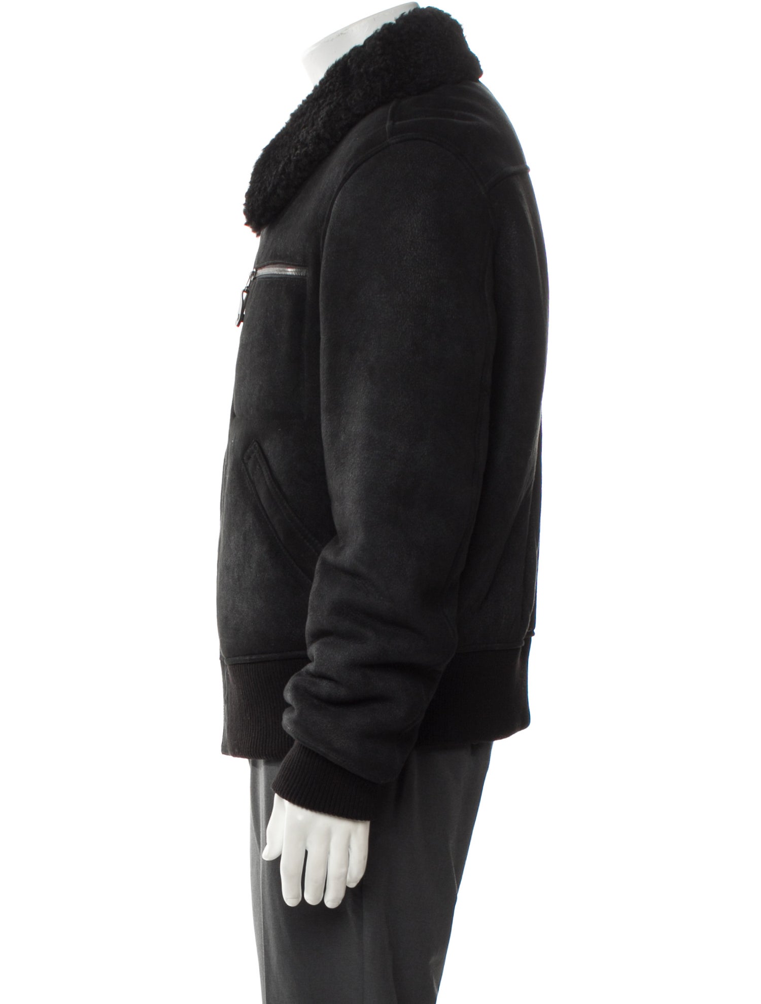 Army by Yves Salomon Lamb Leather Moto Jacket w/ Tags