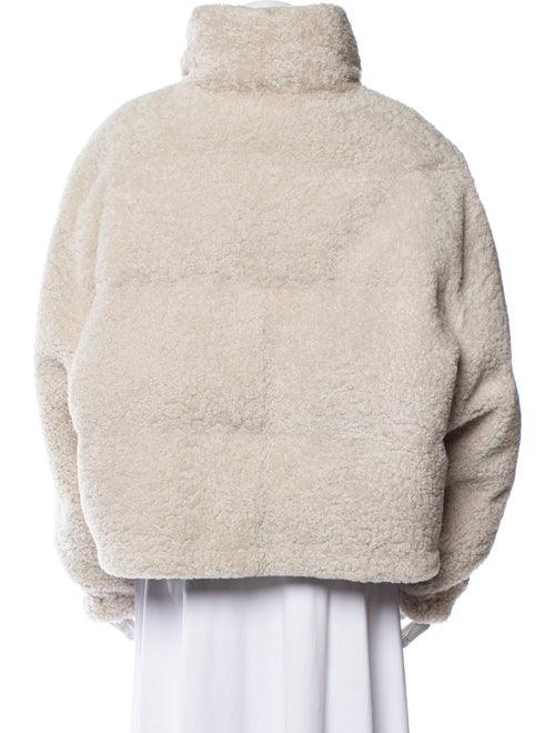 Army by Yves Salomon Lambswool Faux Fur Jacket