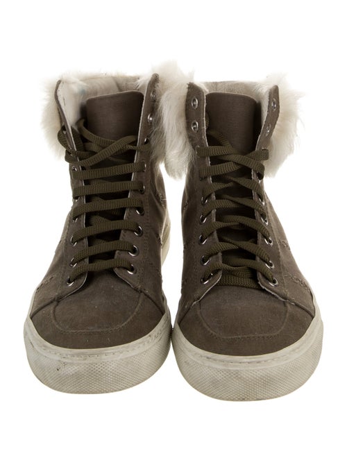 Army by Yves Salomon Canvas Sneakers