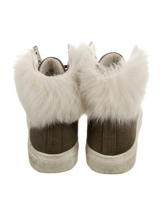 Army by Yves Salomon Canvas Sneakers