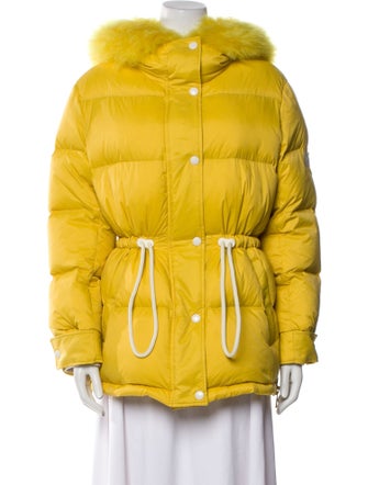 Army by Yves Salomon Lamb Leather Down Coat