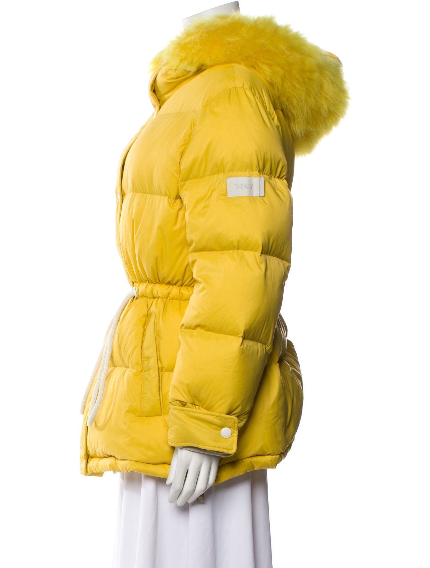 Army by Yves Salomon Lamb Leather Down Coat