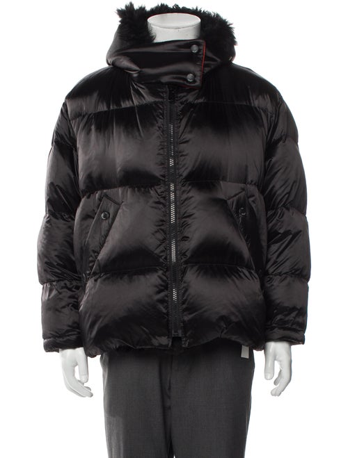 Army by Yves Salomon Lamb Leather Puffer Coat