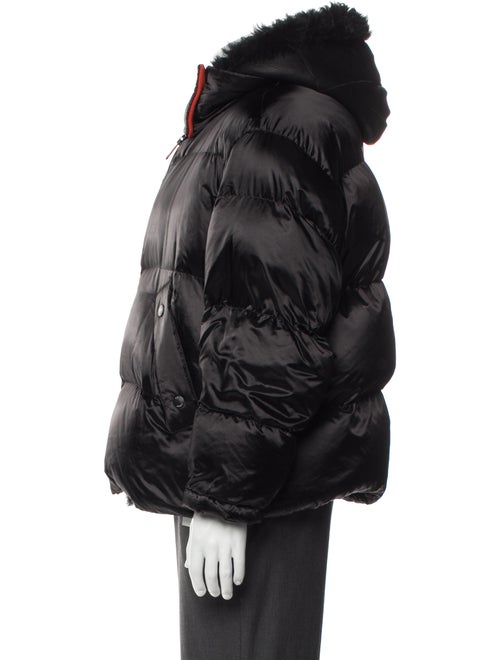 Army by Yves Salomon Lamb Leather Puffer Coat