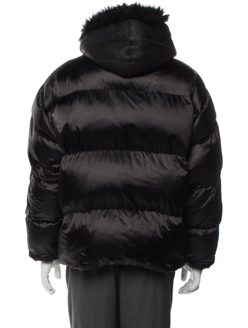 Army by Yves Salomon Lamb Leather Puffer Coat