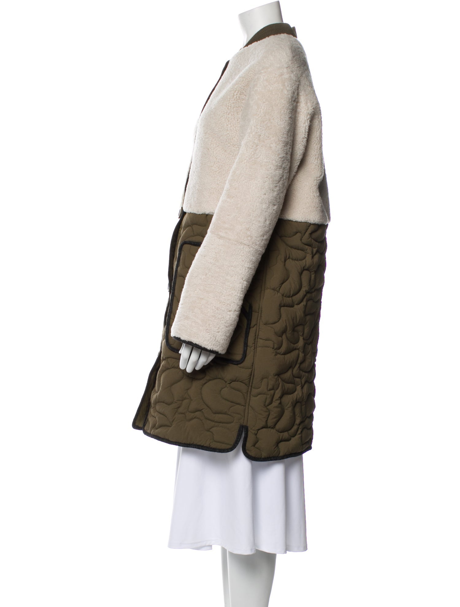 Army by Yves Salomon Lamb Leather Coat w/ Tags