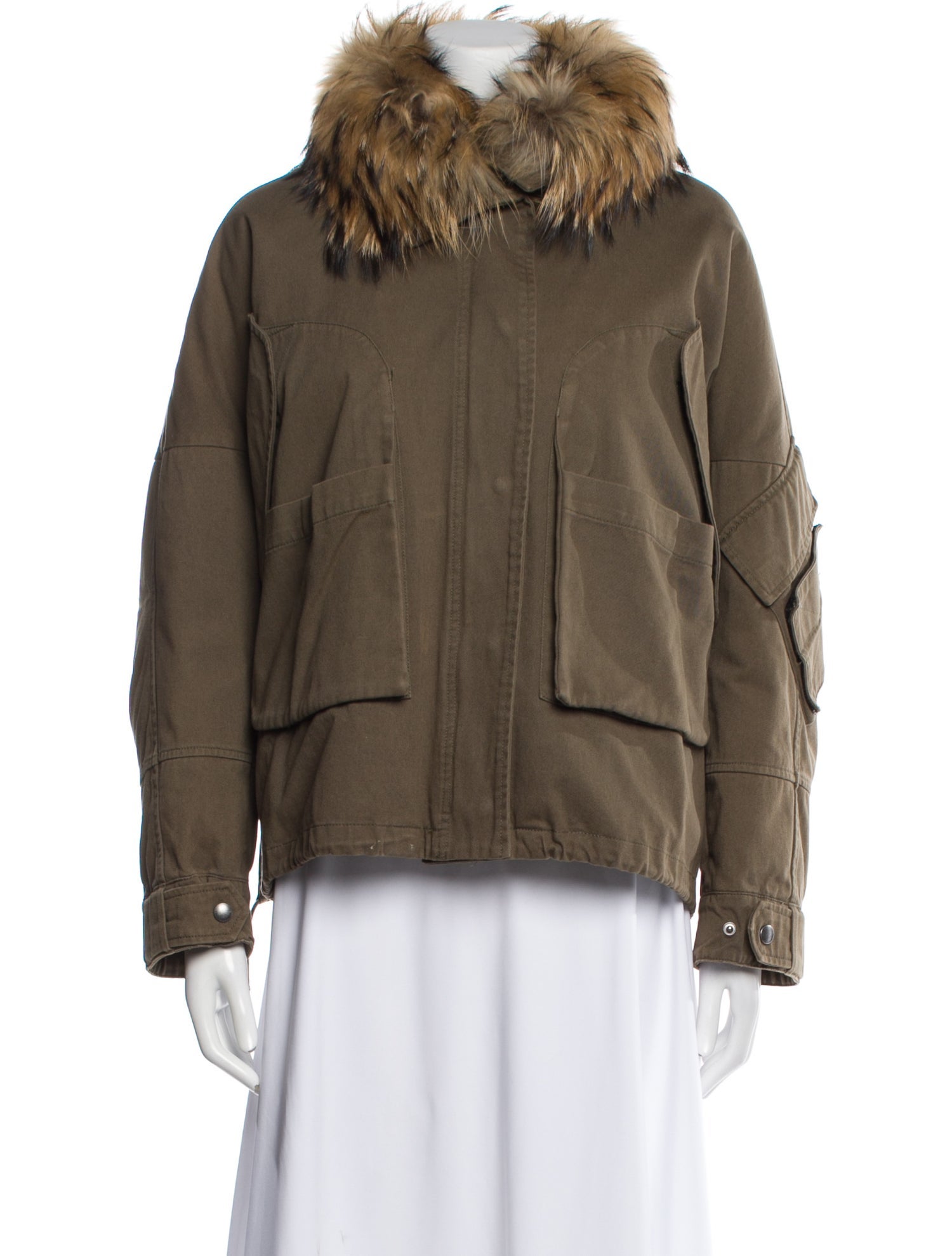 Army by Yves Salomon Fur Down Jacket