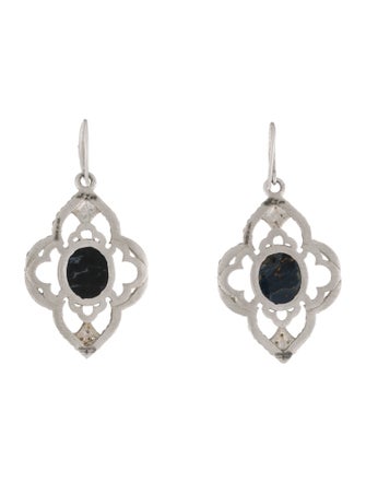 Armenta Two-Tone Diamond & Quartz Doublet Drop Earrings