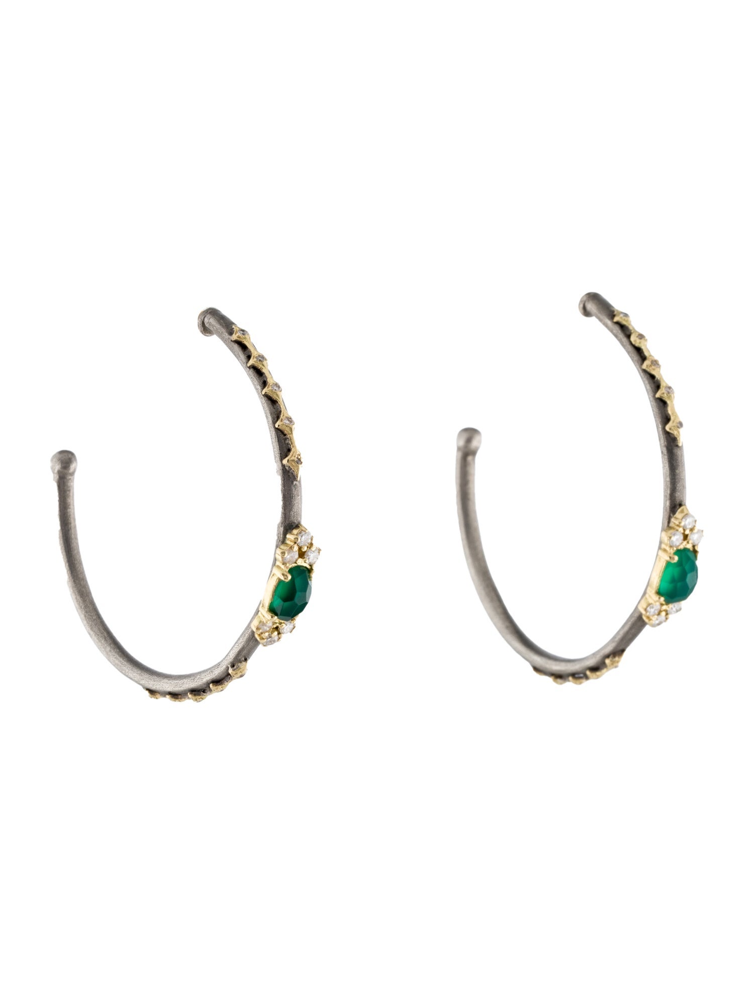 Armenta Diamond 'Old World' Hoop Earrings