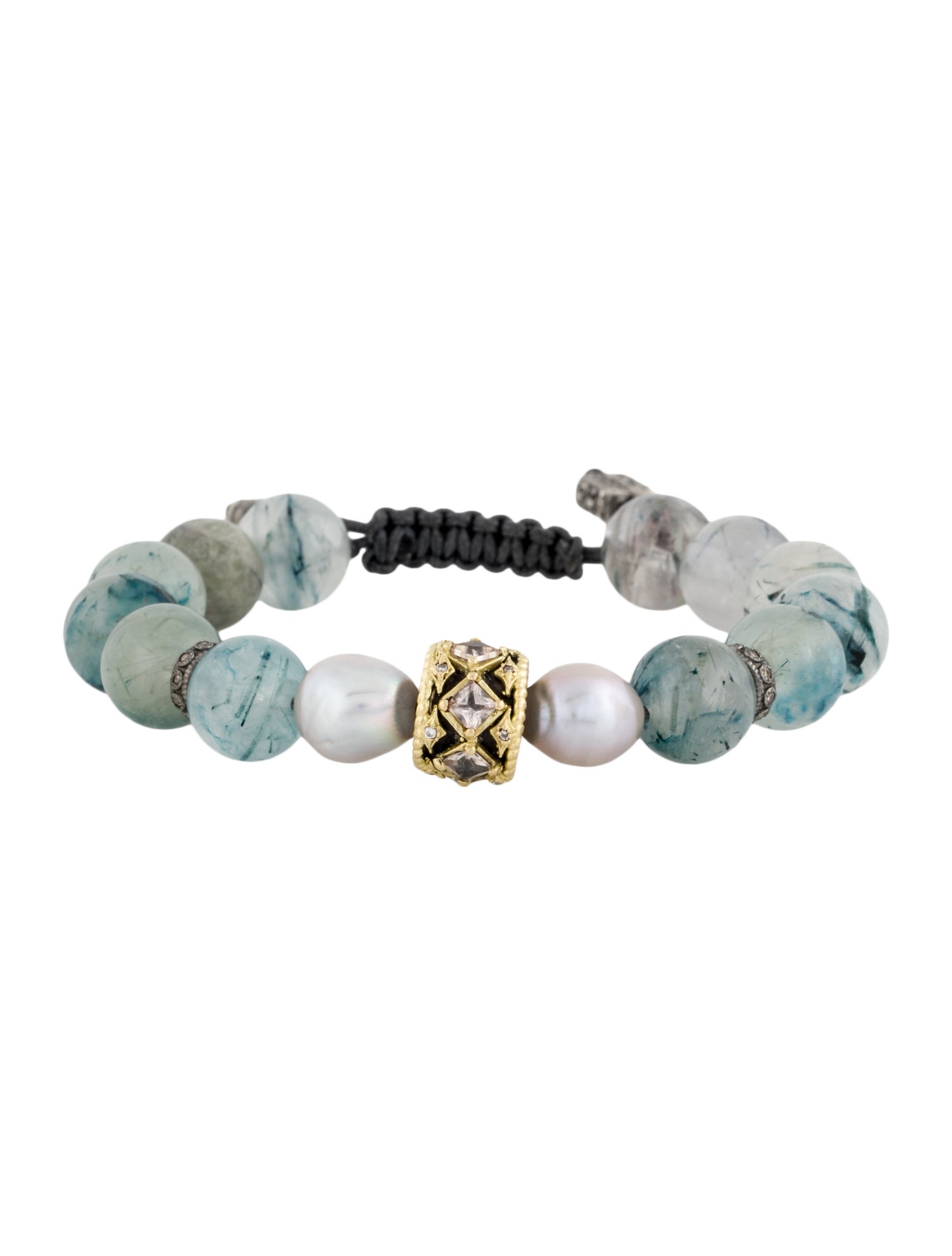 Armenta Pearl, Diamond & Multistone Beaded Bracelet