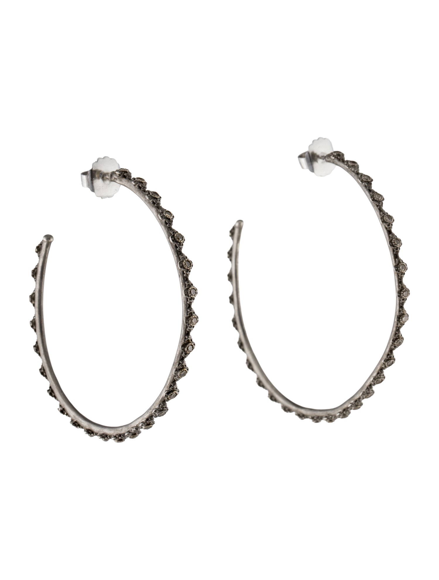 Armenta Diamond Hoop Earrings