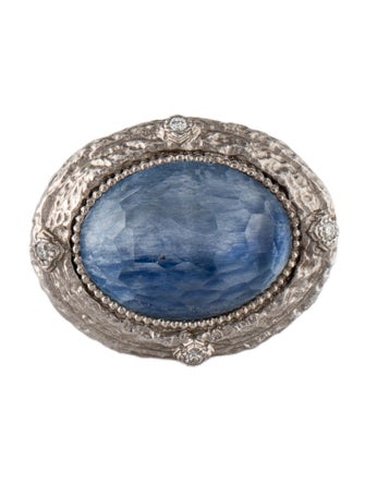 Armenta Kyanite Doublet & Diamond Cocktail Ring