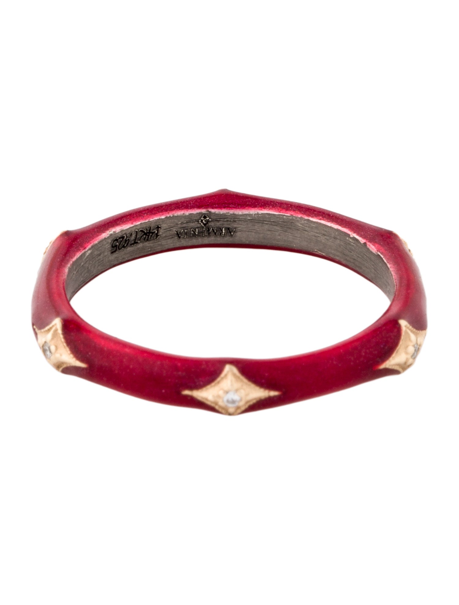 Armenta Diamond & Enamel Band