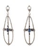 Armenta Sapphire & Quartz Doublet Drop Earrings