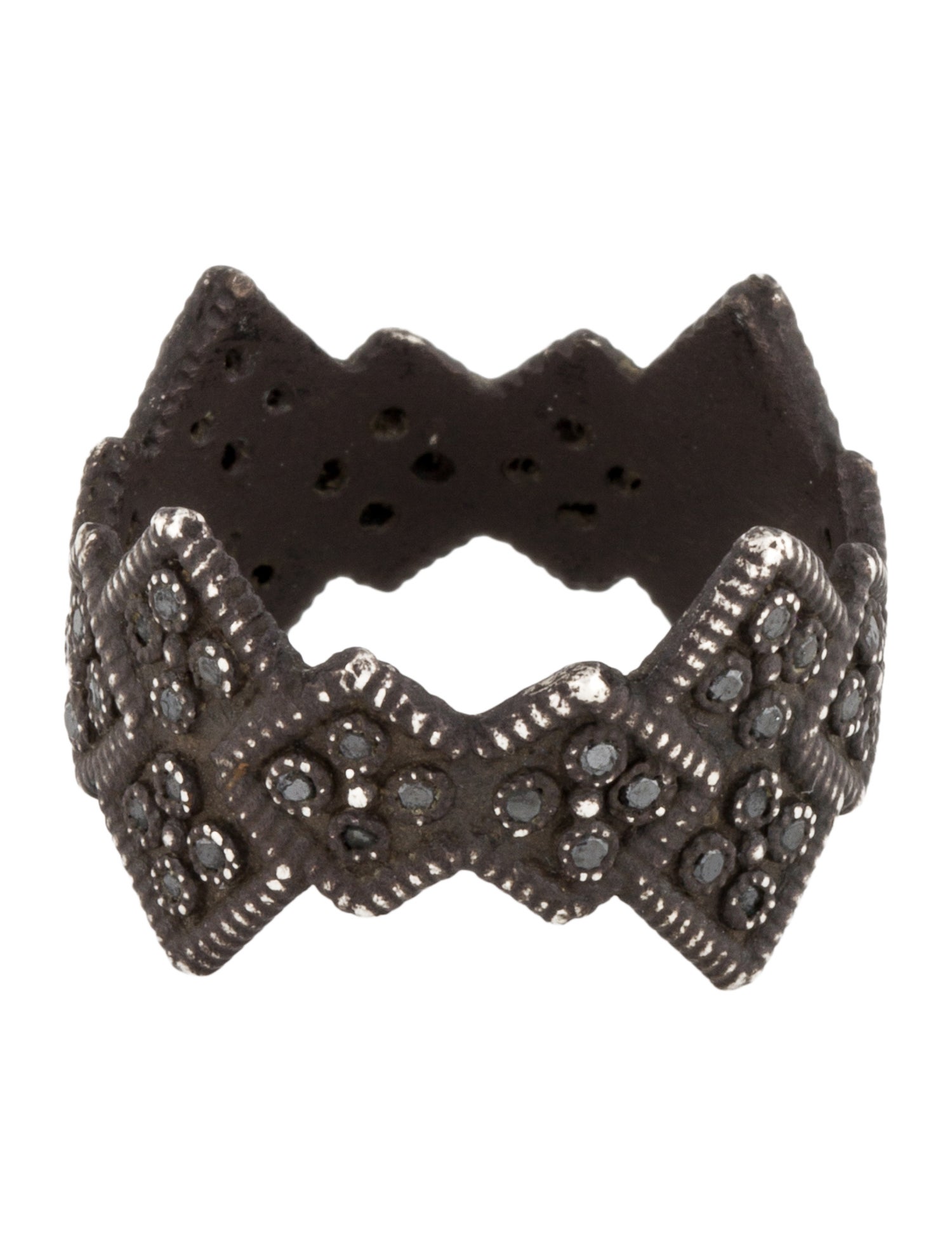 Armenta Diamond Midnight Crivelli Wide Band