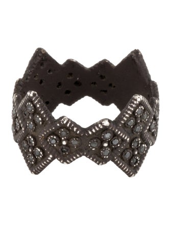 Armenta Diamond Midnight Crivelli Wide Band