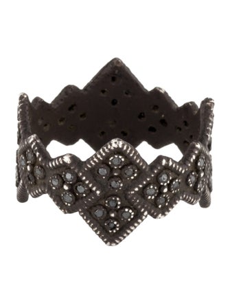 Armenta Diamond Midnight Crivelli Wide Band