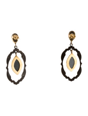 Armenta Quartz Doublet & Diamond Drop Earrings