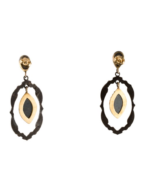Armenta Quartz Doublet & Diamond Drop Earrings