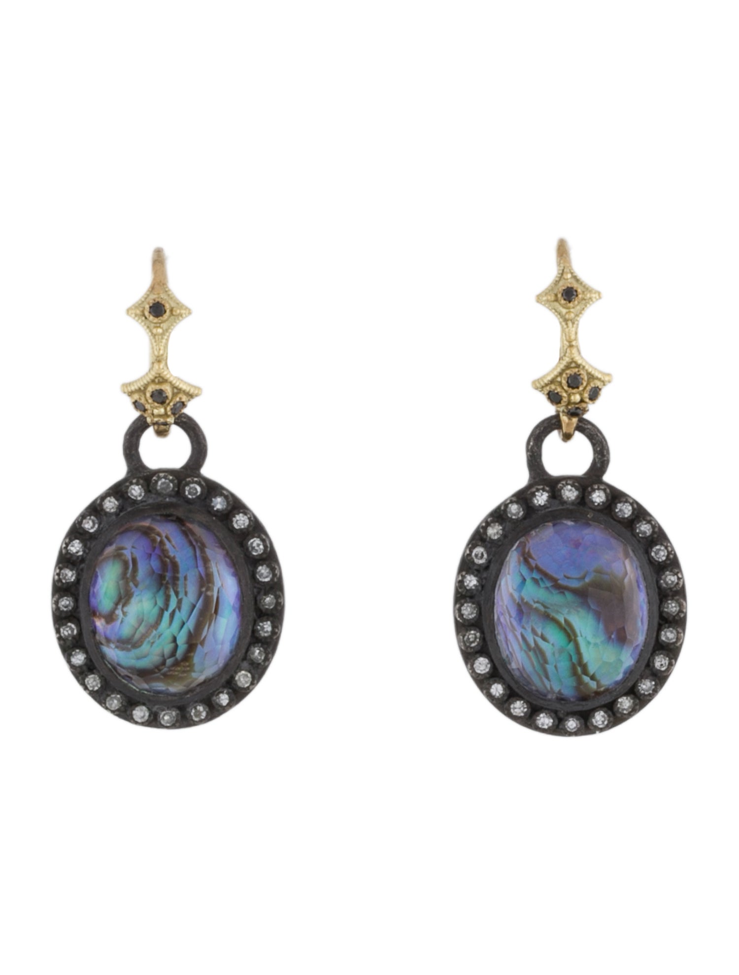 Armenta Amethyst & Diamond Drop Earring