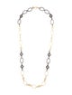 Armenta Diamond Scroll Link Chain Necklace