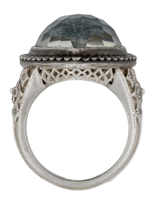 Armenta Diamond, Treated Opal & Quartz Doublet Cocktail Ring