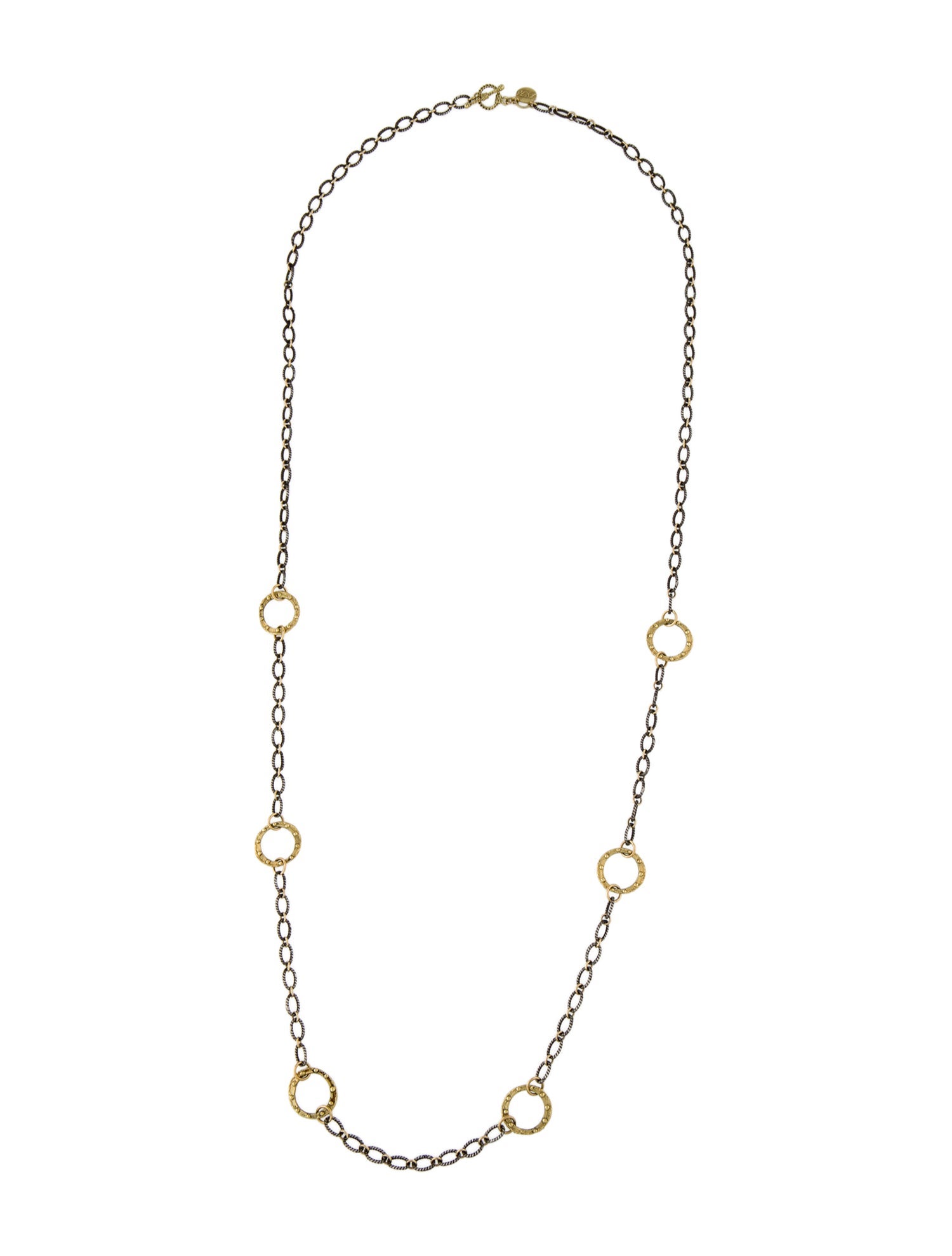 Armenta Two-Tone Station Chain Necklace