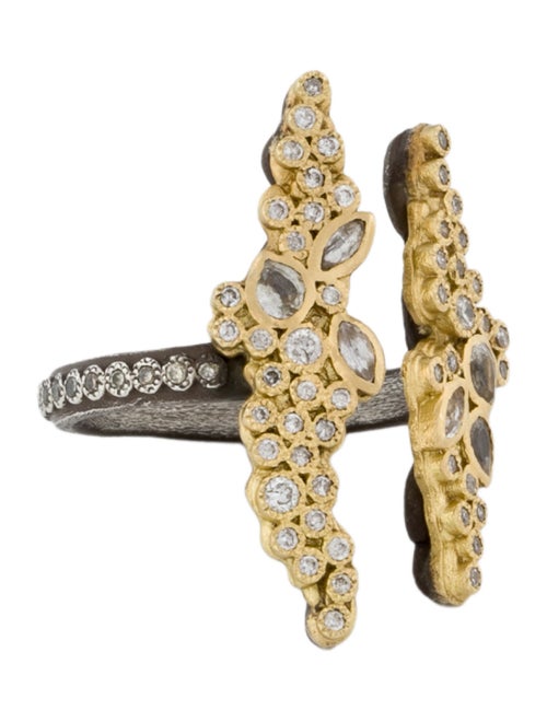 Armenta Sapphire & Diamond Old World Open Cluster Ring